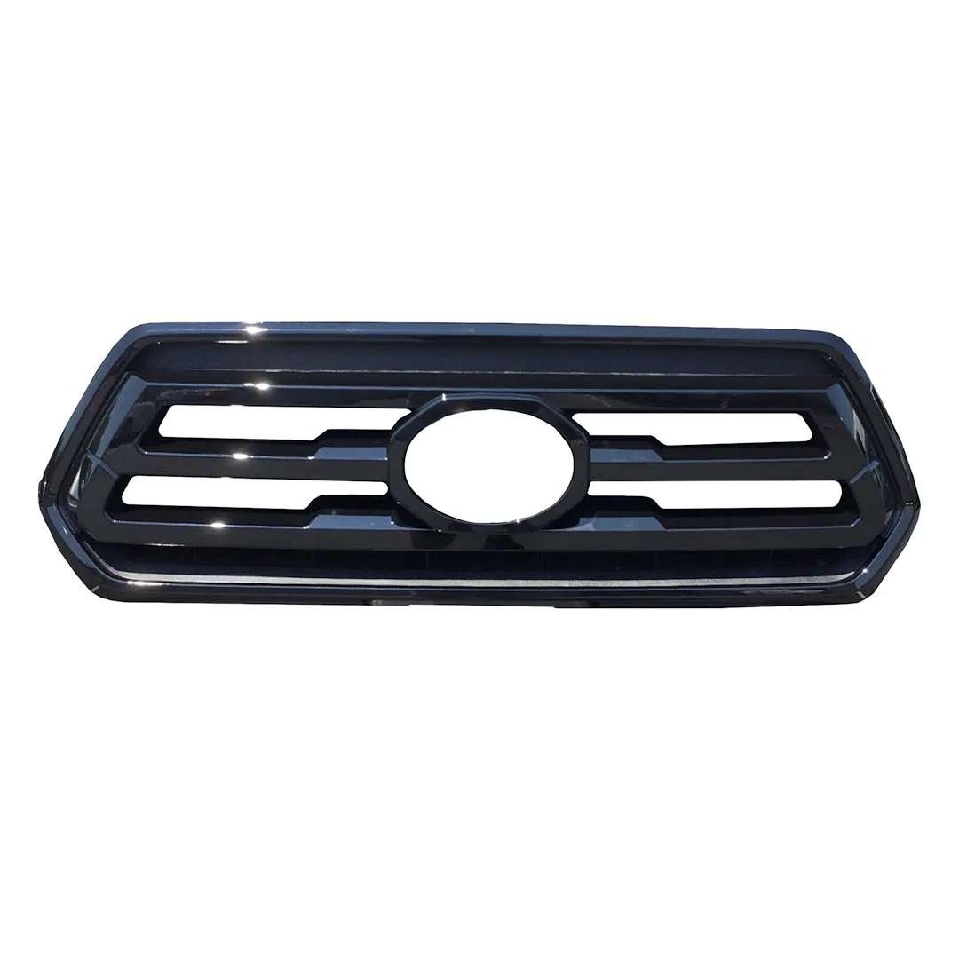 GI176BLK – COAST2COAST Grille Insert, Overlay 1 Piece Bar Style OEM Shape Gloss Black ABS Plastic Without Logo Cutout...